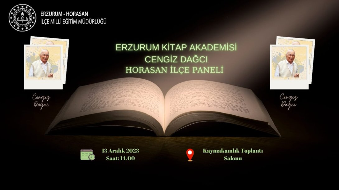 Erzurum Kitap Akademisi İlçe Paneli Yapıldı.