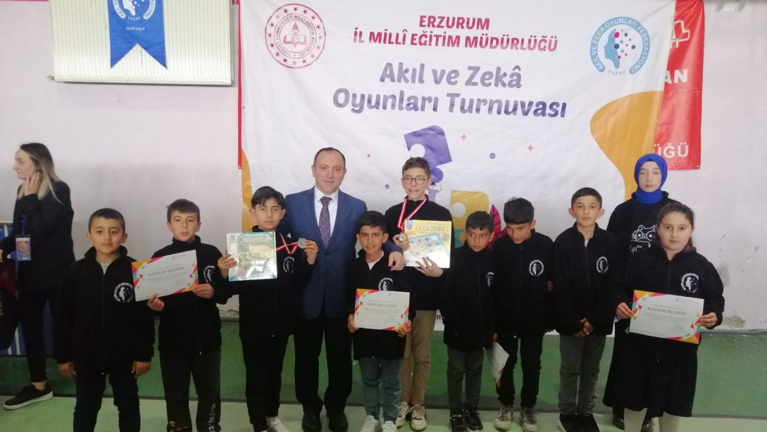Türkiye Akıl ve Zeka Oyunları Erzurum İl Turnuvası İlkokul-Ortaokul Yarışmaları Düzenlendi.